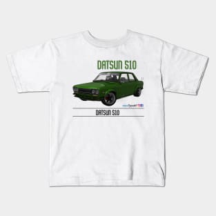 Datsun 510 Green Kids T-Shirt